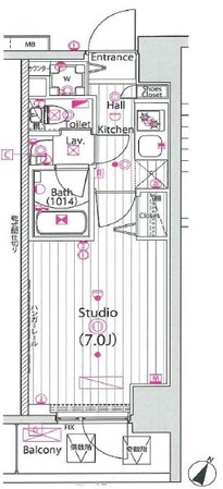 ガーラ・リバースクエア横濱南の物件間取画像